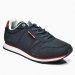 Benetton, pantofi sport navy suede btm313007