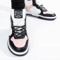 CAVALLI CLASS, PANTOFI SPORT WHITE PINK S23-S00CW8633