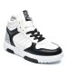 Cavalli class, pantofi sport white black s23-s00cw8633