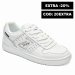 Etonic, pantofi sport perforati piele naturala white etm214600