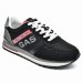 Gas, pantofi sport black red gam313902