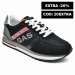 Gas, pantofi sport black red gam313902