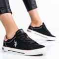 U.S. POLO ASSN, PANTOFI SPORT BLACK RACHEL