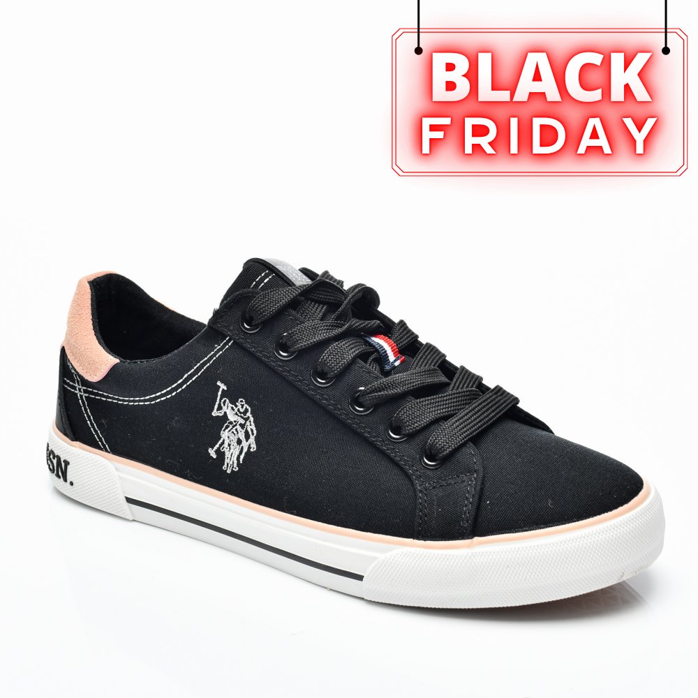 U.S. POLO ASSN, PANTOFI SPORT BLACK RACHEL