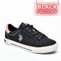 U.S. POLO ASSN, PANTOFI SPORT BLACK RACHEL