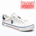 U.S. POLO ASSN, PANTOFI SPORT WHITE RACHEL