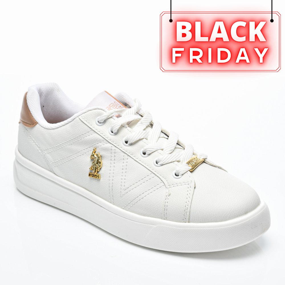 U.S. POLO ASSN, PANTOFI SPORT WHITE EXXY