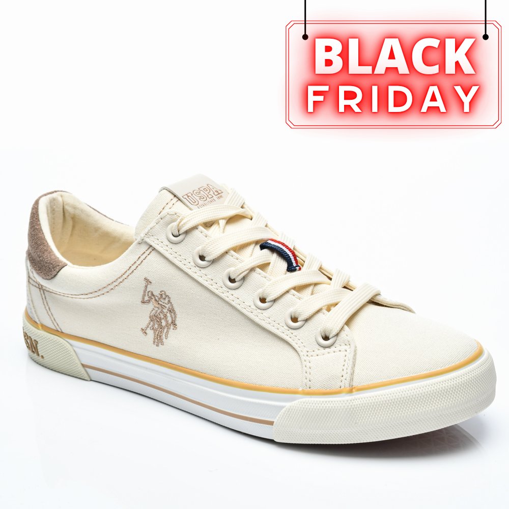 U.S. POLO ASSN, PANTOFI SPORT BEIGE RACHEL