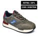 Etonic, pantofi sport khaki piele naturala intoarsa etm225640