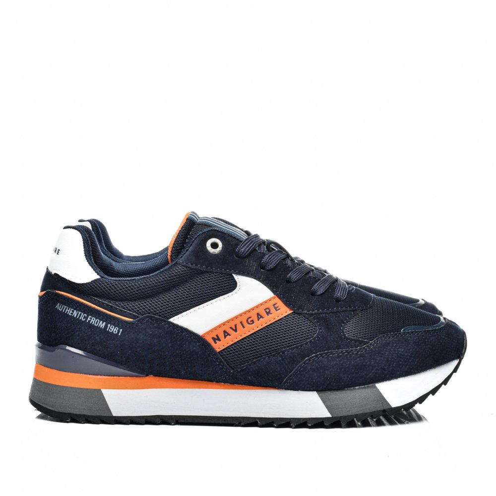 NAVIGARE, PANTOFI SPORT NAVY ORANGE NAM313005