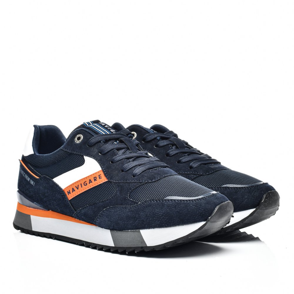 NAVIGARE, PANTOFI SPORT NAVY ORANGE NAM313005