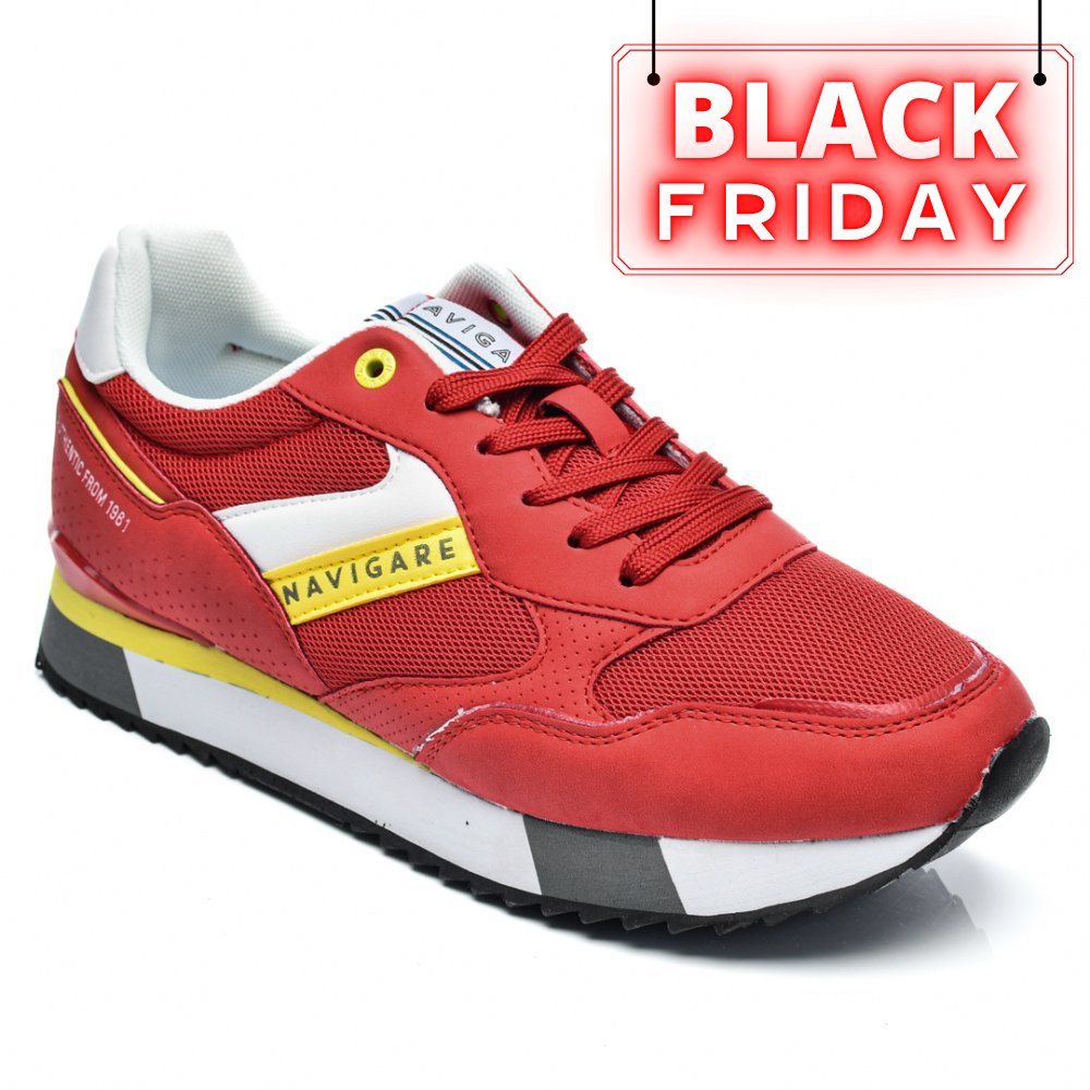 NAVIGARE, PANTOFI SPORT RED YELLOW NAM313005