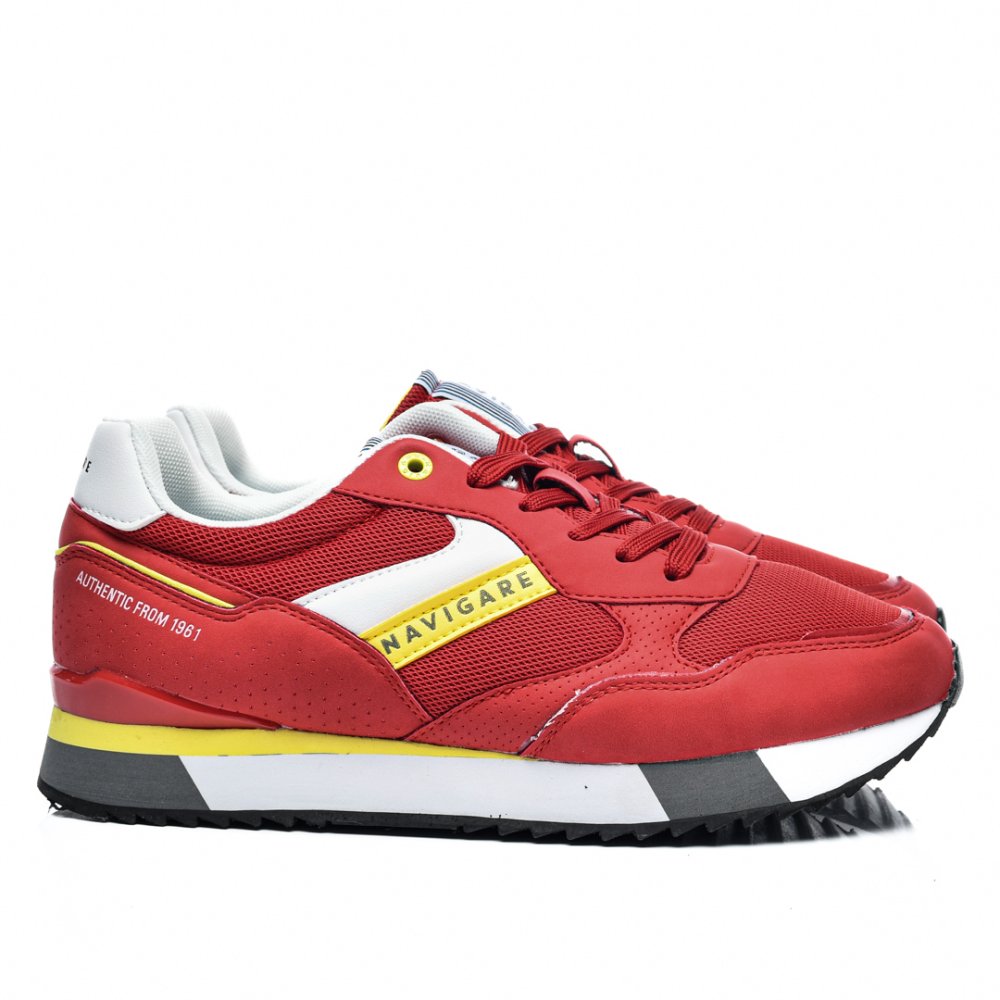 NAVIGARE, PANTOFI SPORT RED YELLOW NAM313005