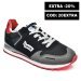 Gas, pantofi sport black gam313600