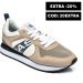 Gas, pantofi sport beige gam313400