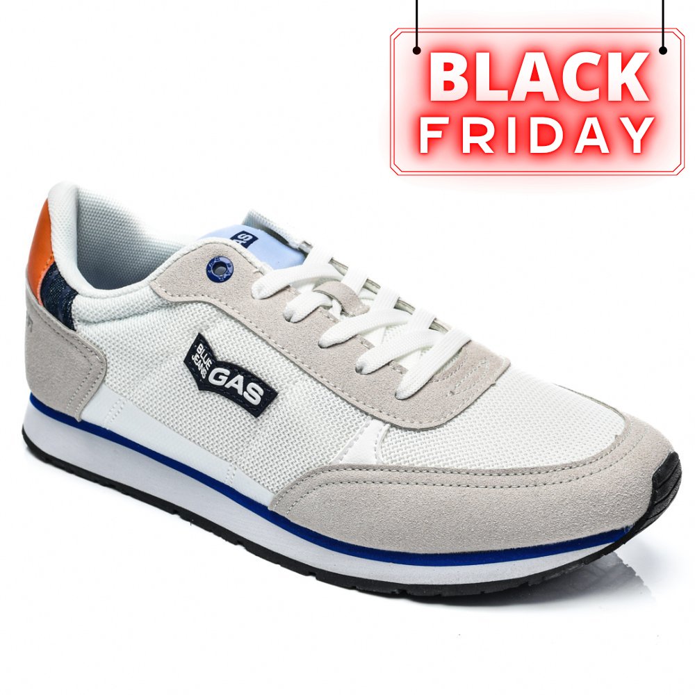 GAS, PANTOFI SPORT WHITE GAM313556