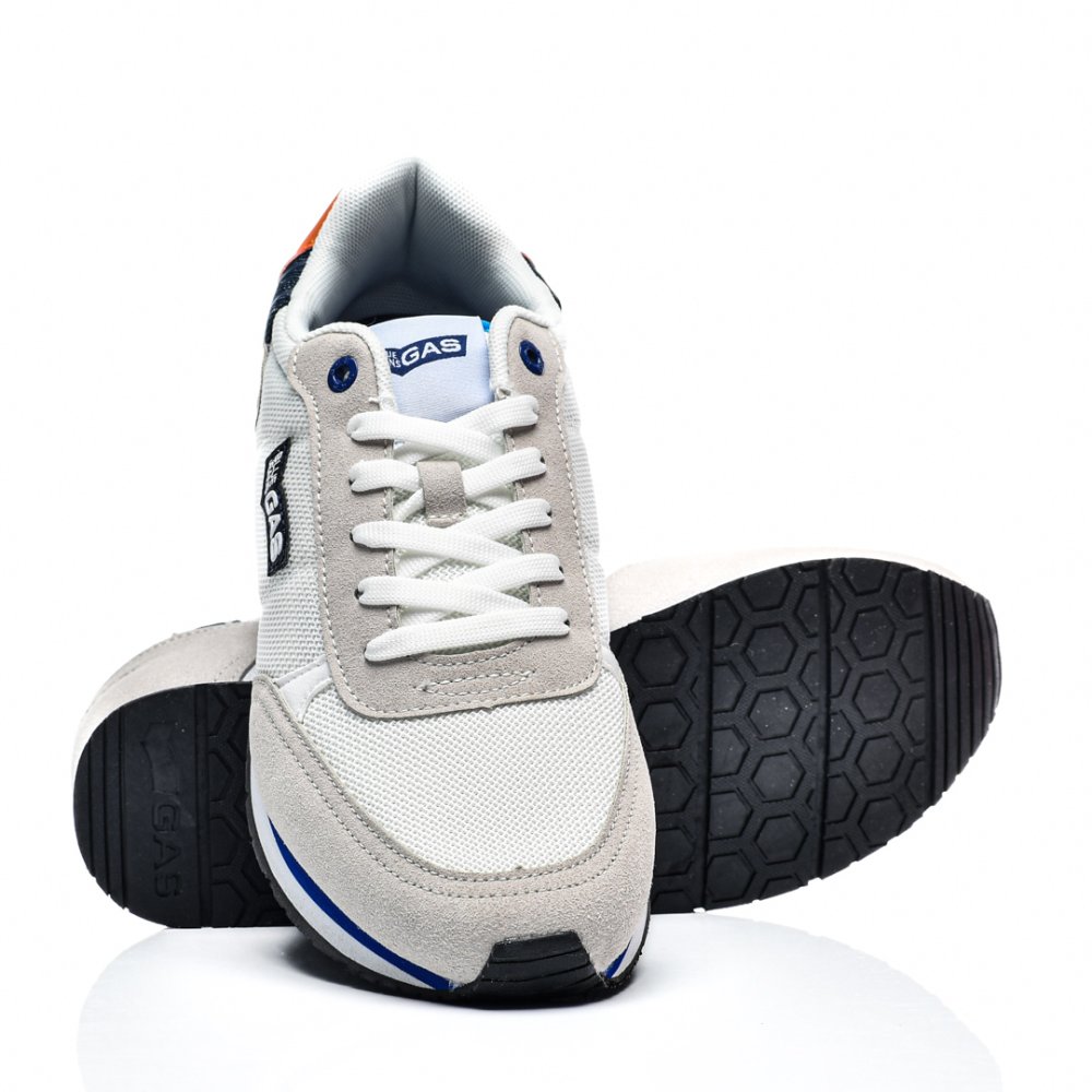 GAS, PANTOFI SPORT WHITE GAM313556