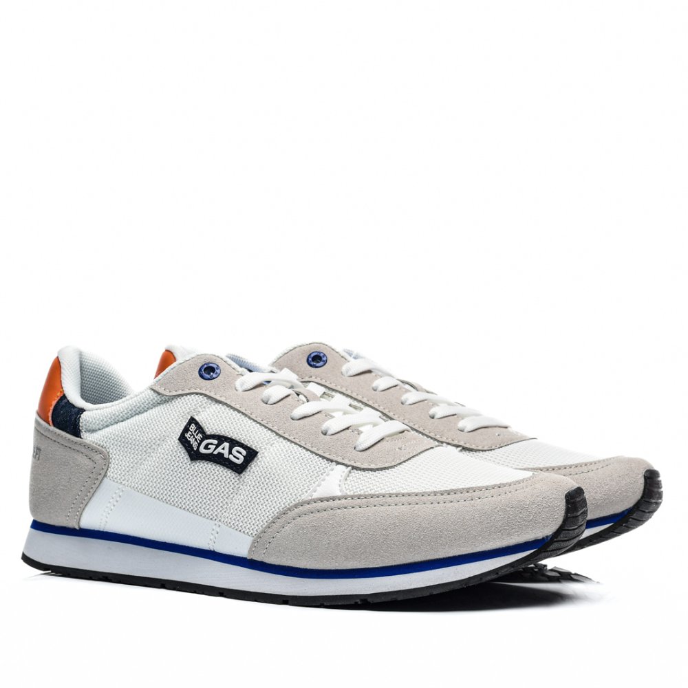 GAS, PANTOFI SPORT WHITE GAM313556