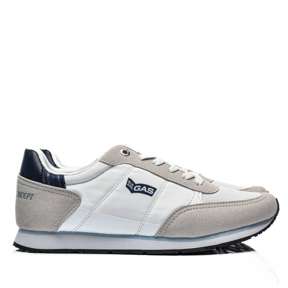 GAS, PANTOFI SPORT WHITE GAM313555