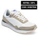 Gas, pantofi sport white beige gam313205