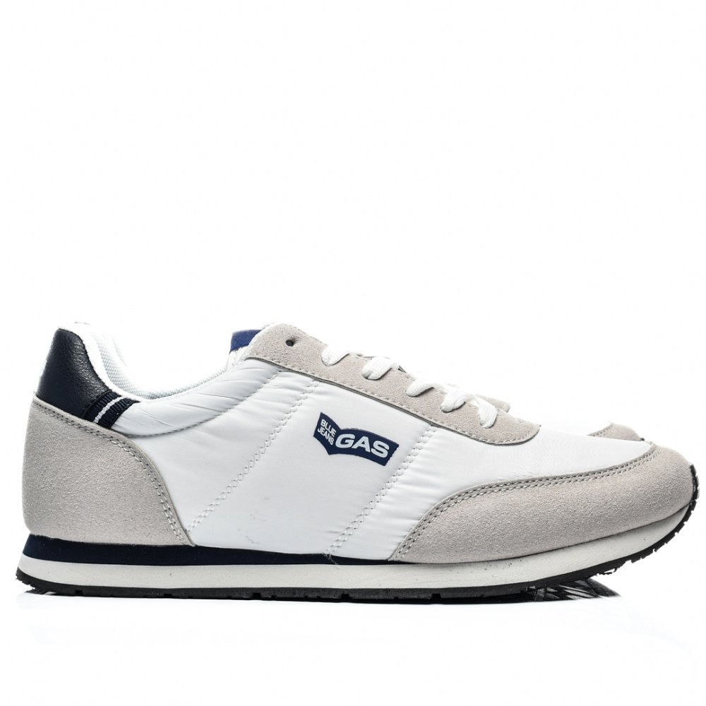 GAS, PANTOFI SPORT WHITE GAM313558