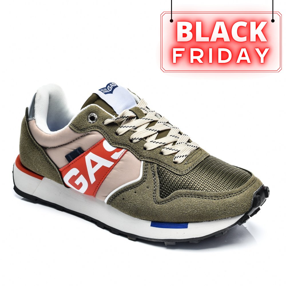 GAS, PANTOFI SPORT KHAKI GAM313218