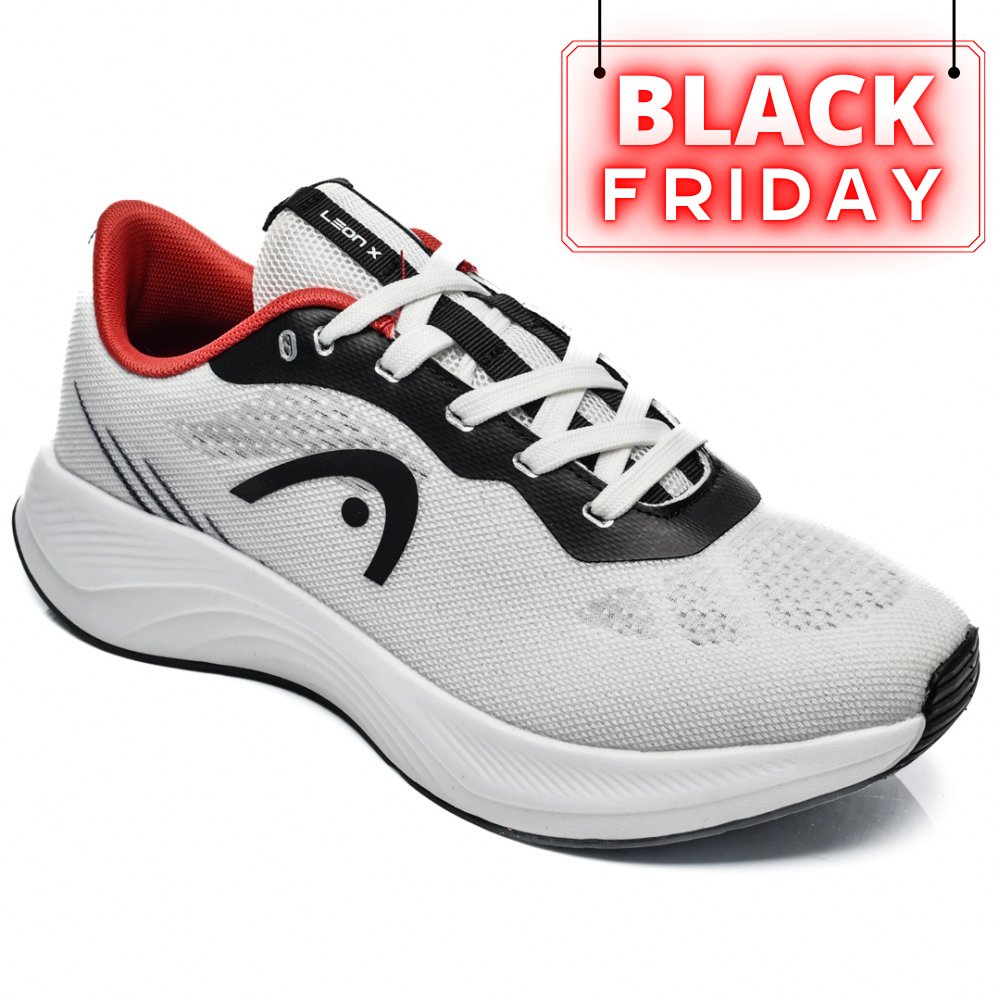 HEAD, PANTOFI SPORT WHITE BLACK HDM318700