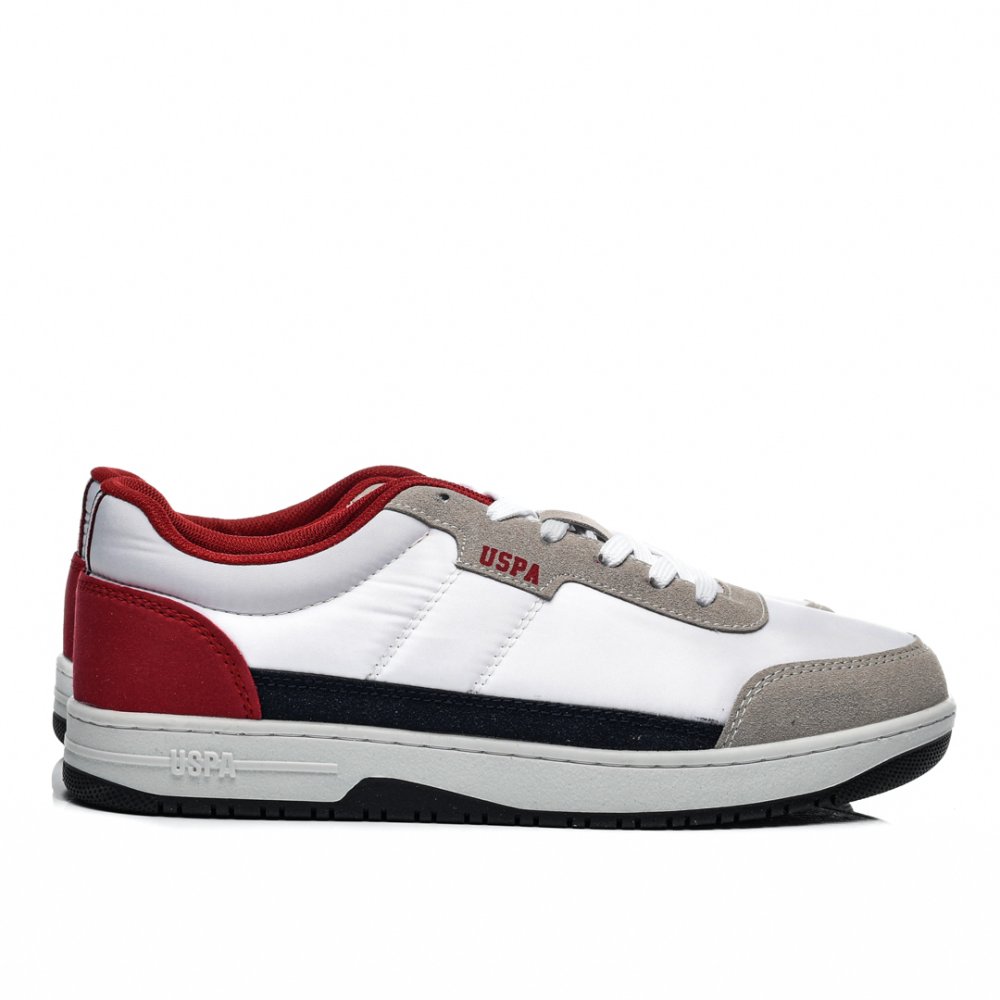 U.S. POLO ASSN, PANTOFI SPORT WHITE  HAMLET