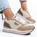 Gas, pantofi sport beige gaw313910