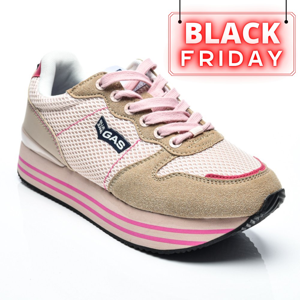 GAS, PANTOFI SPORT BEIGE PINK GAW313910