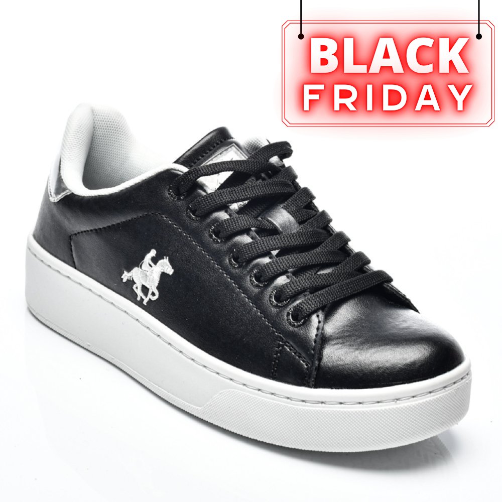 U.S. GRAND POLO, PANTOFI SPORT BLACK SILVER GPW314213