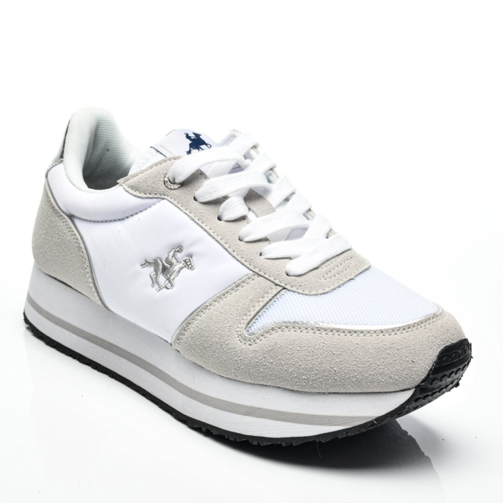 U.S. GRAND POLO, PANTOFI SPORT WHITE SILVER GPW313202