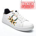 BENETON, PANTOFI SPORT WHITE BLACK BTW314002