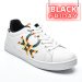 Beneton, pantofi sport white black btw314002