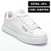 Beneton, pantofi sport white silver btw314607