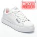 Beneton, pantofi sport white silver btw314607