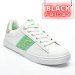 Beneton, pantofi sport white green btw314120