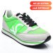 Beneton, pantofi sport green white btw313101