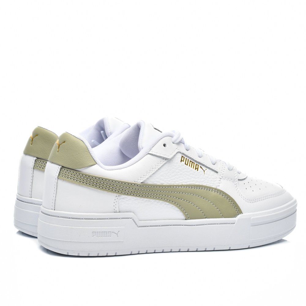 PUMA, PANTOFI SPORT PERFORATI WHITE GOLD CA PRO CLASSIC