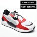 Puma, pantofi sport white red rs-98space