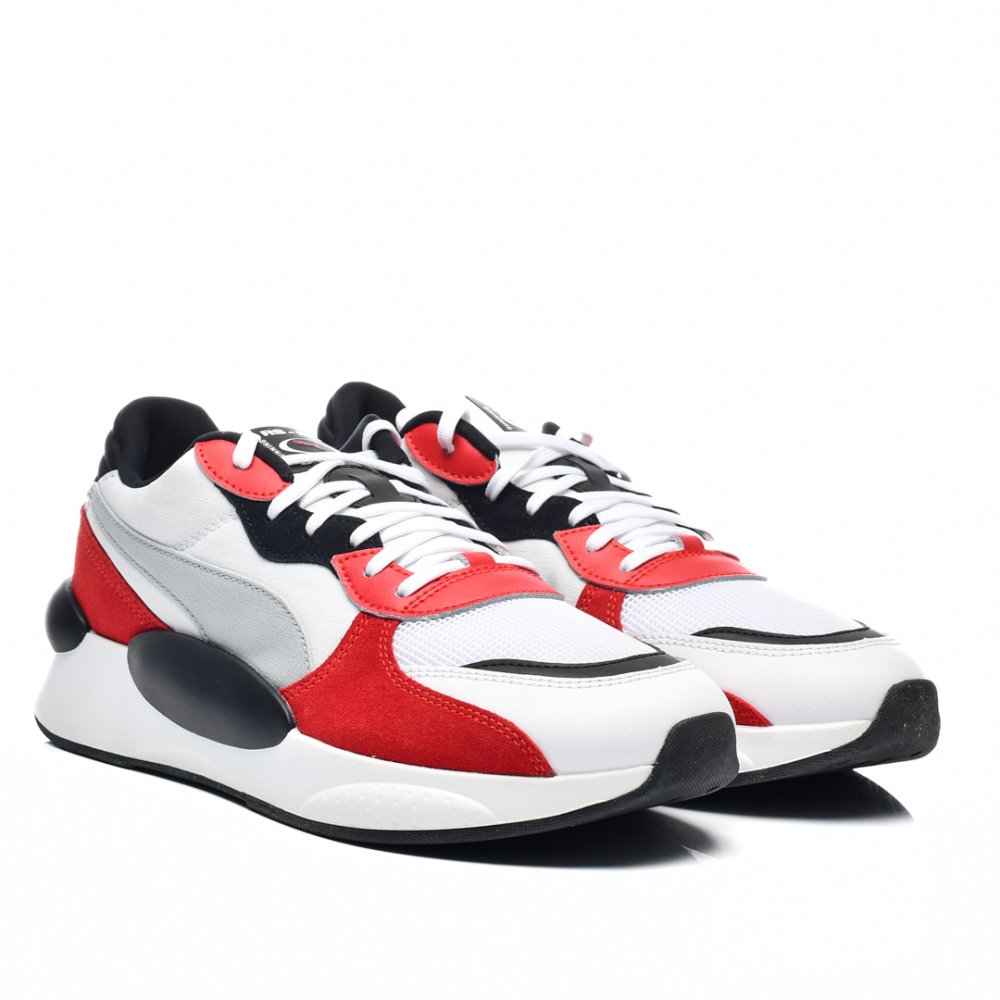 PUMA, PANTOFI SPORT WHITE RED RS-98SPACE