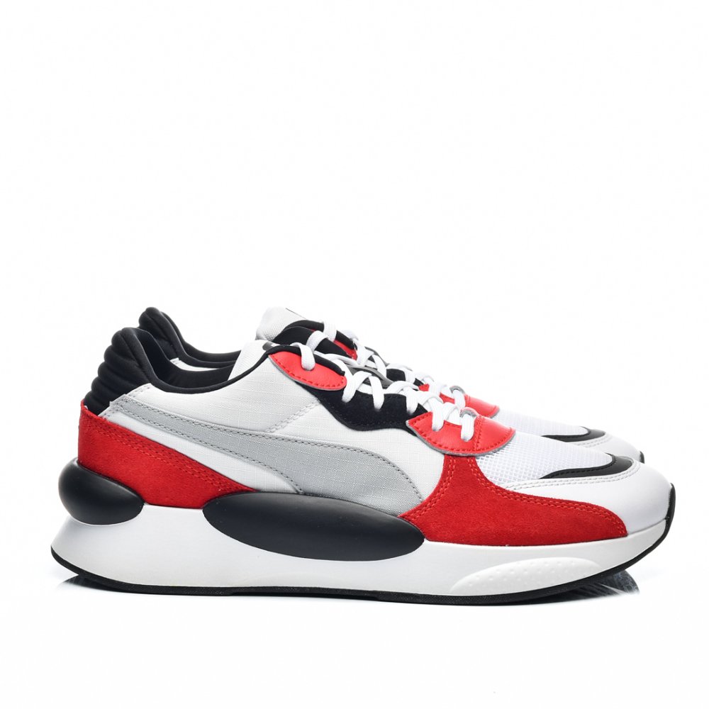 PUMA, PANTOFI SPORT WHITE RED RS-98SPACE