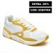 Le coq sportif, pantofi sport white yelow lcs r850