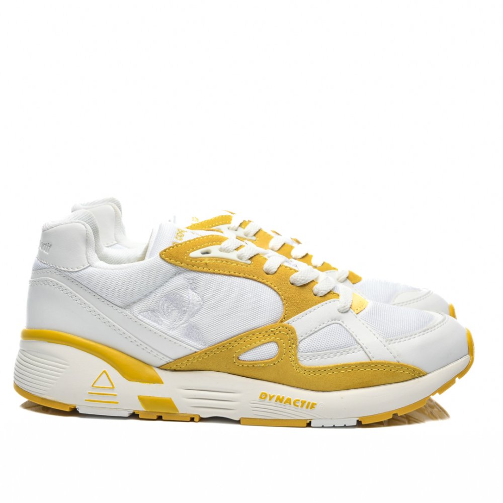 LE COQ SPORTIF, PANTOFI SPORT WHITE YELOW LCS R850