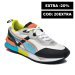 Puma, pantofi sport black orange mirage tech