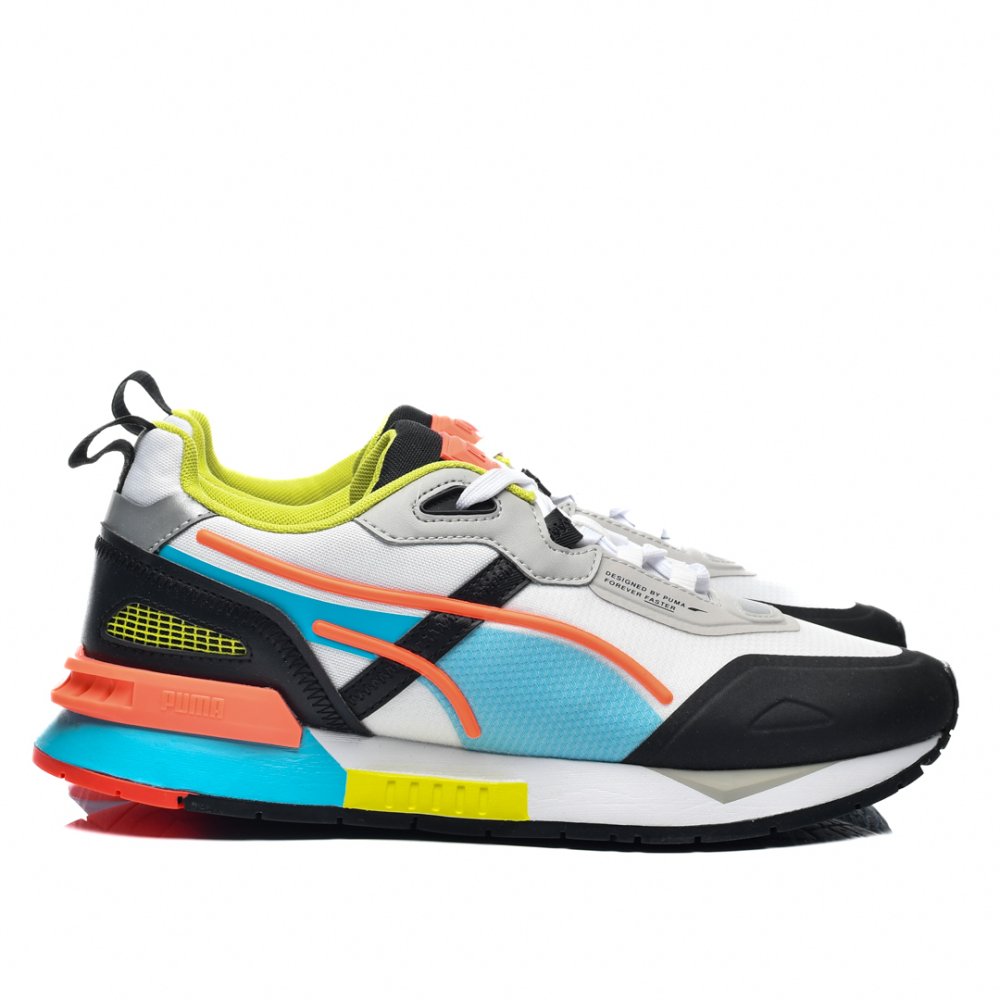 PUMA, PANTOFI SPORT BLACK ORANGE MIRAGE TECH