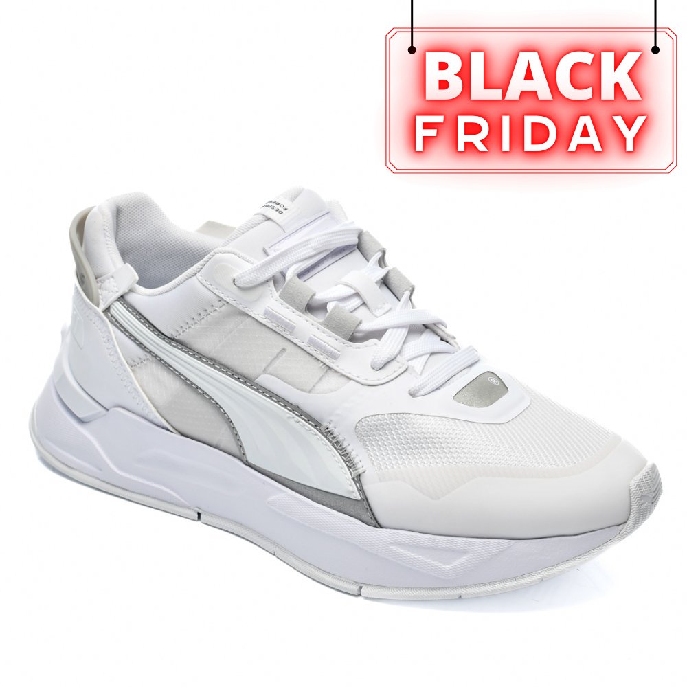 PUMA, PANTOFI SPORT WHITE MIRAGE SPORT TECH