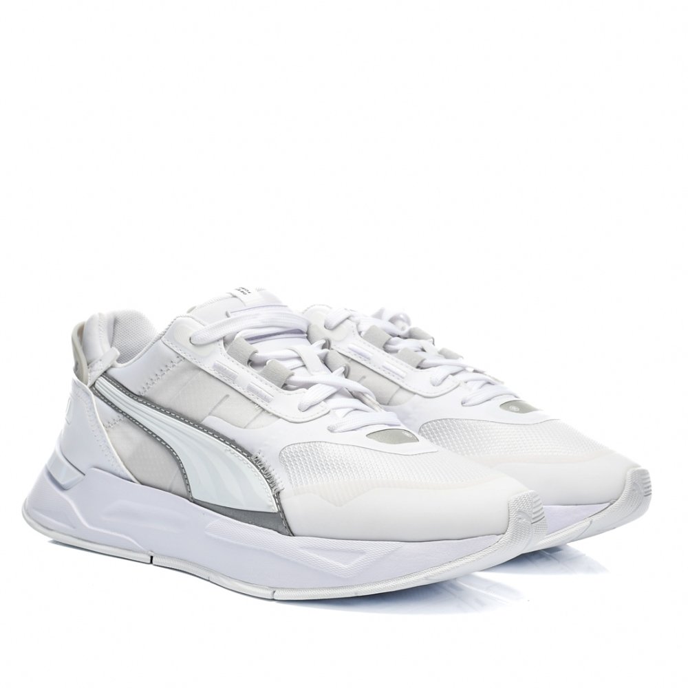 PUMA, PANTOFI SPORT WHITE MIRAGE SPORT TECH