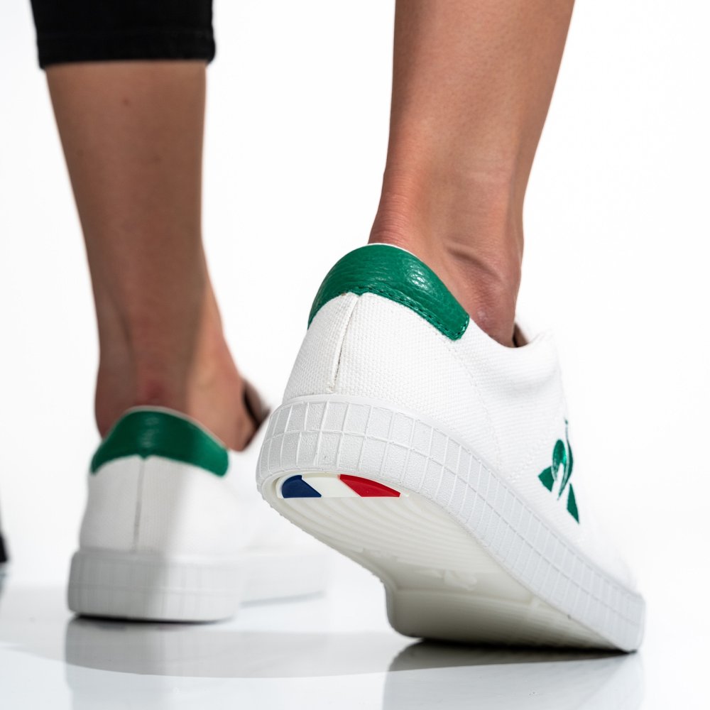 LE COQ SPORTIF, PANTOFI SPORT WHITE GREEN TENNIS