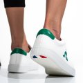 LE COQ SPORTIF, PANTOFI SPORT WHITE GREEN TENNIS